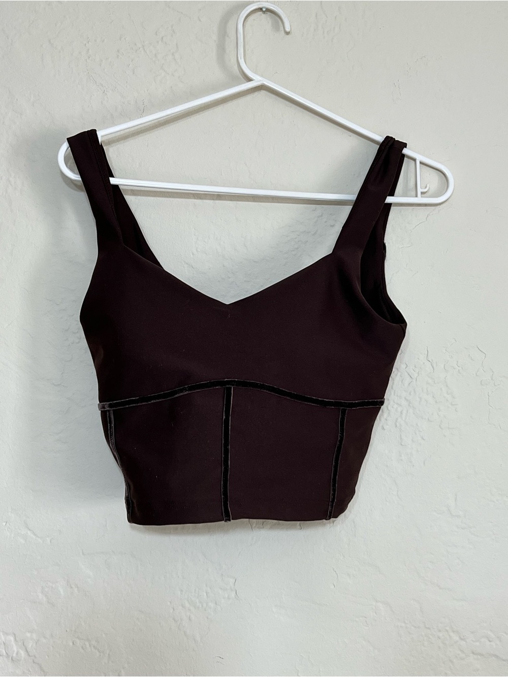 Abercrombie & Fitch YPB Brown Crop Sports Bra Top